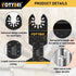 Titanium Oscillating Multi Tool Blades, Oscillating Saw Blades for Wood Metal Plastic Nails Cutting, Fit Dewalt Bosch Milwaukee Makita Rockwell...