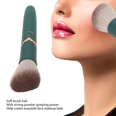 Electric Makeup Brush USB Rechargeable 10 Gears Vibration Makeup Brush Liquid Powder Blusher Concealer Makeup Brush, Waterproof Brushes Eye Shadow...