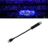 1 PC Car Roof USB LED Starry Sky Projector Light, Rotating Adjustable Pattern Romantic Decorative Lamp, Portable Mini Plug-and-Play Ambient Light,...