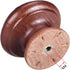 uxcell Round Wood Knobs,12Pcs 37mm Dia Cabinet Furniture Kitchen Pulls handles for Dresser Drawer Wardrobe, Dark Red...