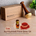 HealthAndYoga™ BronzLift Kansa Face Massager and Kumkumadi Face Oil Trial Vial - Kansa Wand Ayurveda Benefits of Bronze - Skin Lustre (Single Dome...