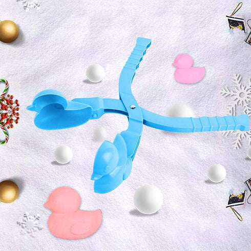 2 Pieces Snowball Maker,Large Winter Snowball Maker Clip, Duck and Snowball Shaped Snow Toys for Kids Outdoor Winter Play Snow Toys (Random Color)...