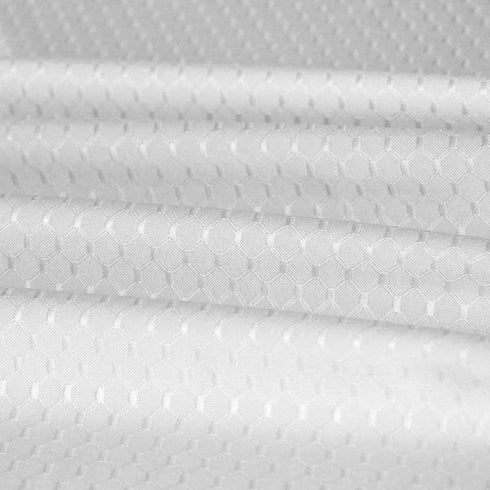 Tektrum Heavy Duty 70 inch Round Elegant Waffle Weave Check Jacquard Tablecloth Table Cover - Waterproof/Stain Resistant/Spill Proof - Great for D...