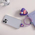 3D Cute Cartoon Charger Protector Case - Compatible for Apple 20W USB-C Power Adapter and Lightning Cable (Purple Patrick)...