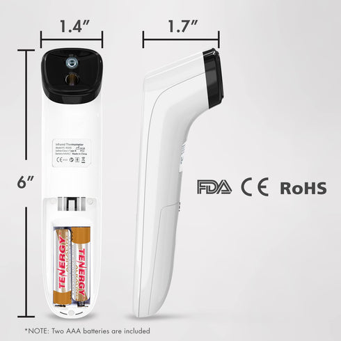 Tenergy Non-Contact Forehead Thermometer for Kids and Adults, Touchless Instant Result Infrared Thermometer, Digital Baby Thermometer with Fever I...
