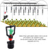 Irrigation Sprinkler, 20Pcs Irrigation Nozzle G1/2 Micro Garden Watering Spray Head Misting Nozzle for Garden Yard Lawn...