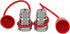 LSQ-S4-04PF 1/2‘’ NPT 2 PCS - 1/2" Ag ISO 5675 Tractor Hydraulic Disconnect Hydraulic Quick Connect Male Coupler, Ball Valve, Ball Pioneer Type...
