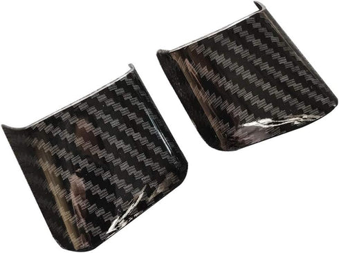 ruihe 3PCS Carbon Fiber Color Steering Wheel Cover Trim Fit for Ford Focus Escape C-max cmax...