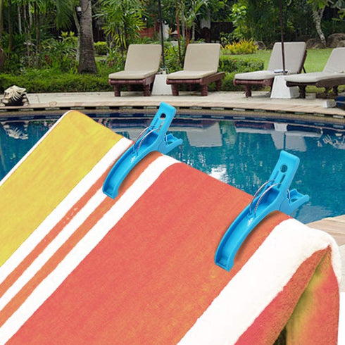HiGift Jumbo Quilting Clamps | 8 Pack Extra Large Beach Towel Clips | 5 inch Wide Opening Plastic Clips for Sewing, Binding, Keeping Towel Fabric ...