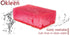 Pink Multi Use Scrub Sponges. Made in Europe. 9 Pack, 4.3x2.8x1.4 inches. Odorless Heavy Duty & Non Scratch Fiber. Durable and Delicate Scrubber f...