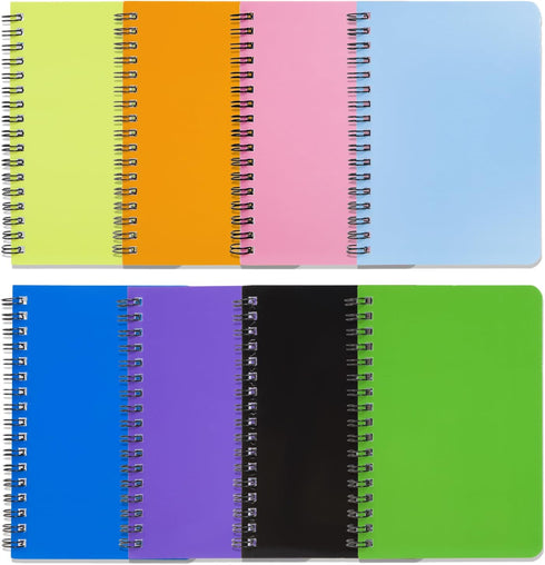 YiHenTiezz Spiral Notebook 4Pack Pocket Notebook 4.2"x 6.1" Pocket Notepad Small Notebook (8Pack Spiral Notebook)...