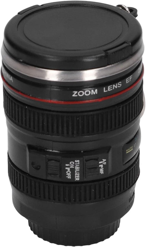 Camera Lens Cup, Lens Coffee Mug Stainless Steel for Living Room for Office for Bedroom...