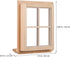 Toyvian 2 Pcs Dollhouse Wooden Windows Miniature Window Frame 1 12 Dollhouse Furniture Mini Window Tiny Wooden Window Models Window Ornaments for ...