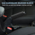 Car Handbrake Cover Gear Shift Knob Cover, Auto Comfortable Grip Silicone handbrake for Most Vehicle (Black)...