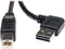 Tripp Lite Universal Reversible USB 2.0 Hi-Speed Cable (Right / Left Angle Reversible A to B M/M) 3-ft.(UR022-003-RA)...