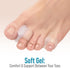 5 STARS UNITED Toe Spacers for Men & Women – 4 Big and 2 Pinky Gel Separators for Overlapping & Curled Toes, Bunions, Alignment - Diabetic Foot Ca...