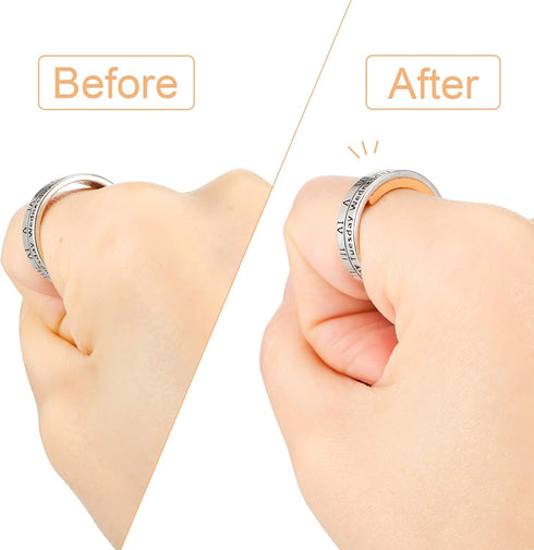 Zonon 16 Sheets Invisible Ring Size Adjuster with 2 Pieces Plastic Ring Guard Size Adjuster for Loose Jewelry Guard Tightener, Spacer, Fixing Wide...