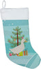 Caroline's Treasures BB9227CS American Pekin Duck Christmas Christmas Stocking, Teal Fireplace Hanging Stockings Christmas Season Party Decor Fami...