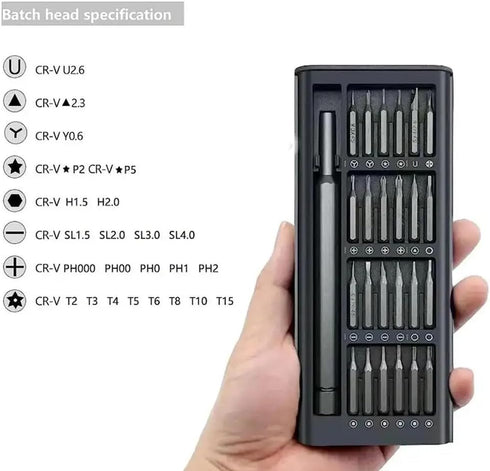 Precision Screwdriver Set 24 in 1 Magnetic Phillips Torx Screw Driver Bits Hand Repair Tools for iPhone PC Game Console DIY...