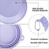 Kytely Collapsible Dog Bowls X-Large (1500ml), 2 Pack Foldable Dog Travel Bowls, Portable Dog Water Food Bowl with Clasp, Pet Feeding Cup Dish for...