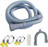 10ft Washing Machine Drain Hose, Universal Drain Hose Extension Kit for Washer, Dishwasher, Flexible Discharge Hose for LG/GE/Samsung, Fit up to 1...