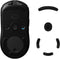 kwmobile Mouse Feet Replacement Compatible with Logitech G Pro Wireless Gaming Computer Mouse Skates Sticker - Black...