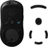 kwmobile Mouse Feet Replacement Compatible with Logitech G Pro Wireless Gaming Computer Mouse Skates Sticker - Black...