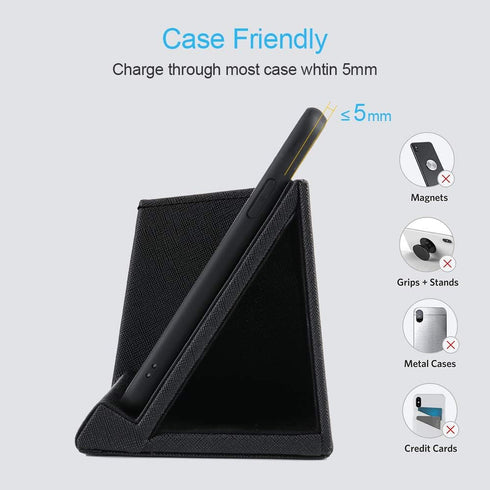 COSOOS Fast Wireless Charger with Desk Organizer, Desk Phone Charger Compatible with 15/15 Pro/15 Pro Max/14/13/12/11/XS/8 Plus, Galaxy S21/S20+/S...