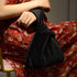 Black Clutch Purses for Women?Velvet Knot Evening Bag Wristlet Purse for Wedding Prom...