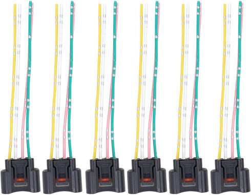 NewYall Pack of 6 Ignition Coil Connector Plug Harness for Chevrolet Prizm 2000-2002 Pontiac Vibe 2003-2010 Scion tC 2005-2010 Scion xB 2004-2006 ...