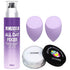 UCANBEMAKUP Long Lasting Makeup Setting Spray Kit- 6.76 Fl oz Hydrating Matte Finish Mist Lightweight Face Make up Fixer +Translucent Loose Settin...