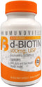High Dose Biotin (as d-Biotin, USP) 100mg (Equivalent to 100,000mcg) 90 Capsules, High Potency...