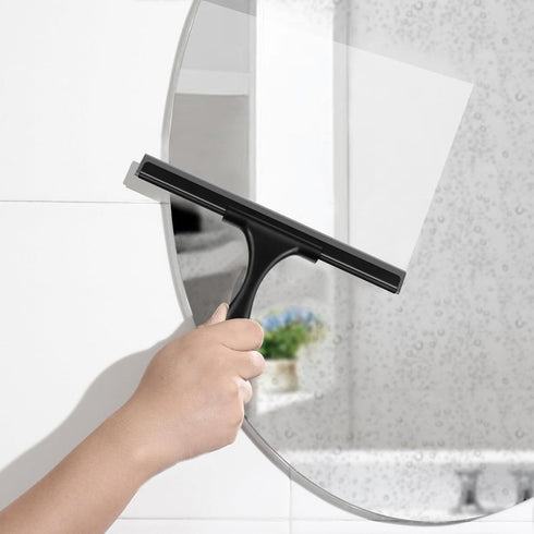 SetSail Squeegee for Shower Glass Door Stainless Steel Shower Squeegee for Glass Doors All-Purpose Window Squeegee for Tile Shower Walls, Sink, Mi...