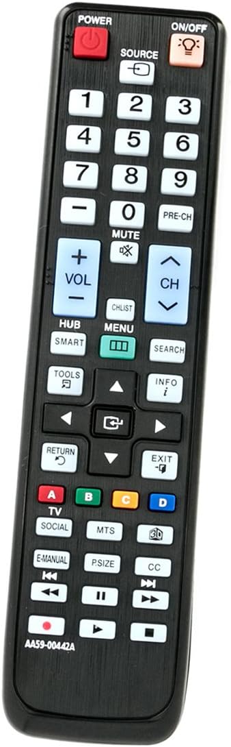 AA59-00442A Replace Remote fit for Samsung TV UN4006400 UN4606400 UN4606450 UN5506450 UN6006400 UN60D6450 UN4006450 UN5506400 UN40D6500VF UN46D650...