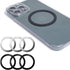 Universal Metal Rings Compatible for Magsafe Charger/Wallet/Battery Pack, Ultra-Thin Magsafe Sticker, Compatible with iPhone 16/15/14/13/12 Series...