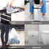 1.2 Gallon 80 Counts Strong Drawstring Trash Bags Garbage Bags by RayPard, Small Plastic Bags, Trash Can Liners for Home Office Kitchen Bathroom B...