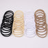 XIMA 40 Pack Nylon Headband,Newborn DIY Headband Soft Elastic Hairbands for Baby Girls Infant Toddlers Kids(Tan-40pcs)...