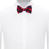 Jacob Alexander Stripe Woven Men's College Striped Pretied Bowtie...