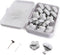 MQUPIN Duvet Pins 16 Set, Duvet Clips for Comforter Inside Duvet Fasteners, Soft Fabric Material Double Sided Duvet Cover Clips Duvet Insert Holde...