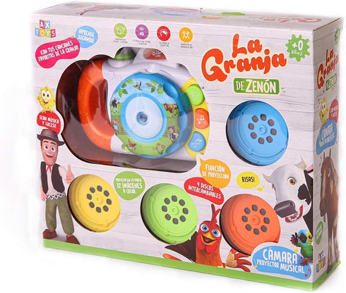 LA GRANJA DE ZENÓN Musical Projector Camera with Sounds | Interactive Musical Instrument | Party Camera for Birthday Gifts......