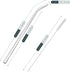 GFDesign Big Drinking Straws Reusable 12 Inches Extra Long 9mm Extra Wide SUS 304 Food-Grade 18/8 Stainless Steel - Set of 4 with 2 Cleaning Brush...