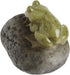 Top Collection Miniature Fairy Garden and Terrarium Statue, Sleeping Cute Frog on Stone...