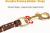 HiCaptain Thin Leather Dog Leash for Small Dogs Up to 15 lb (1/3 inch Wide, 6 Ft)...