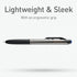 Pentonic GR-T Retractable Gel Pens, 10 Count, Blue Ink, 0.7 mm Fine Point, Smooth Writing For Journaling, Note Taking, Office & School (1002361)...