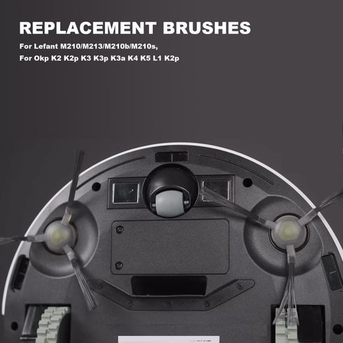 Robot Vacuum Replacements Parts Fit For Lefant M210/M213/M210b, For Okp K2 K2p K3 K4 K5 L1 K2p Robot Vacuum Cleaner, Vacuum Dust Pan, Side Sweep E...
