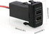 QC3.0 Dual USB Power Socket, Quick Charge Car Charger USB Adapter for Smart Phone PDA Android GPS Use for Toyota VIGO......