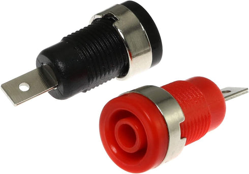 E-outstanding 10PCS 4mm Banana Speaker Jack Female Panel Mount Socket Test Connector Binding Post Adapter...