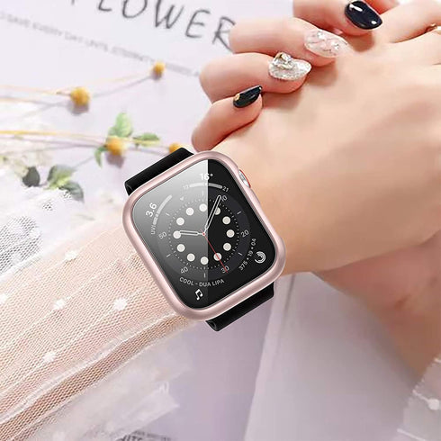 12 Pack Case for Apple Watch 38mm Series 3/2/1 with Tempered Glass Screen Protector, Haojavo Full Hard PC Ultra-Thin Scratch Resistant Bumper HD P...