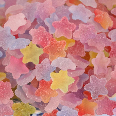 LOPURO 50 pcs Jelly Sugar Soft Candy Charms, DIY Craft Making Resin Jewelry Making Kit, 16mm Love Heart Resin Flatback Beads for DIY Scrapbooking ...