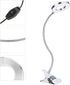 LED Magnifier with Clamp Lamp, Adjustable Magnifying Lamp, Rechargeable...